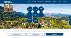 Desktop Screenshot of fachklinik-bad-heilbrunn.de